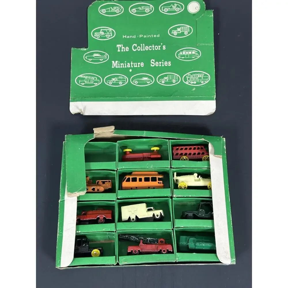 VTG Boxed‎ 1960s The Collectors Miniature Series 11 Hand Painted Vehicles Japan